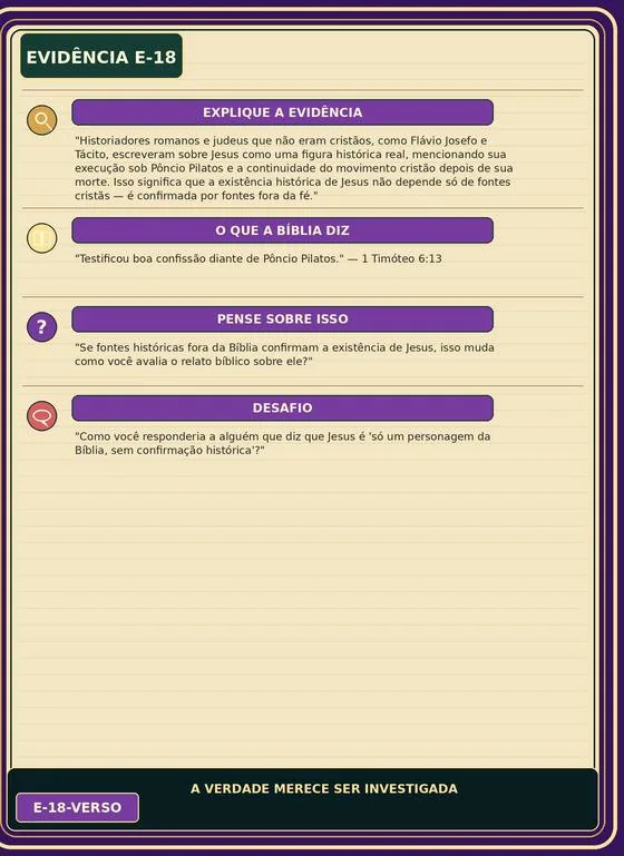 Verso da carta com explicação completa